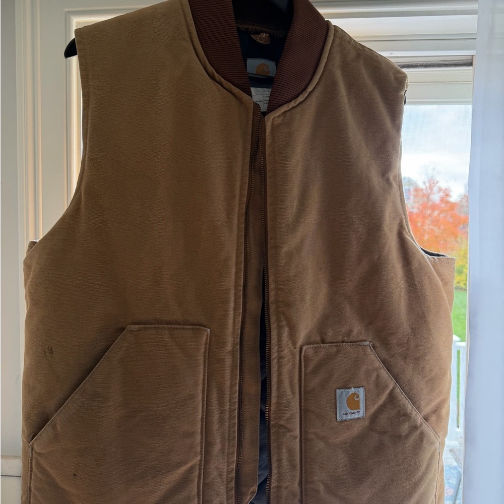 Carhartt Men's Tan Work Vest TALL size